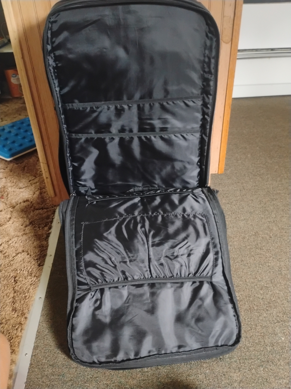 Men's Black Rapsoda Golf Performance Backpack - Picture 5 of 8